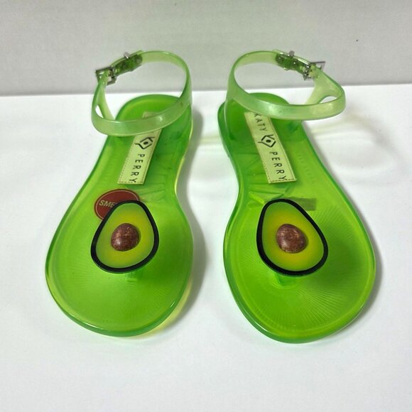 Katy Perry Womens 5 The Geli Sandals Green Avocado - Picture 3 of 8